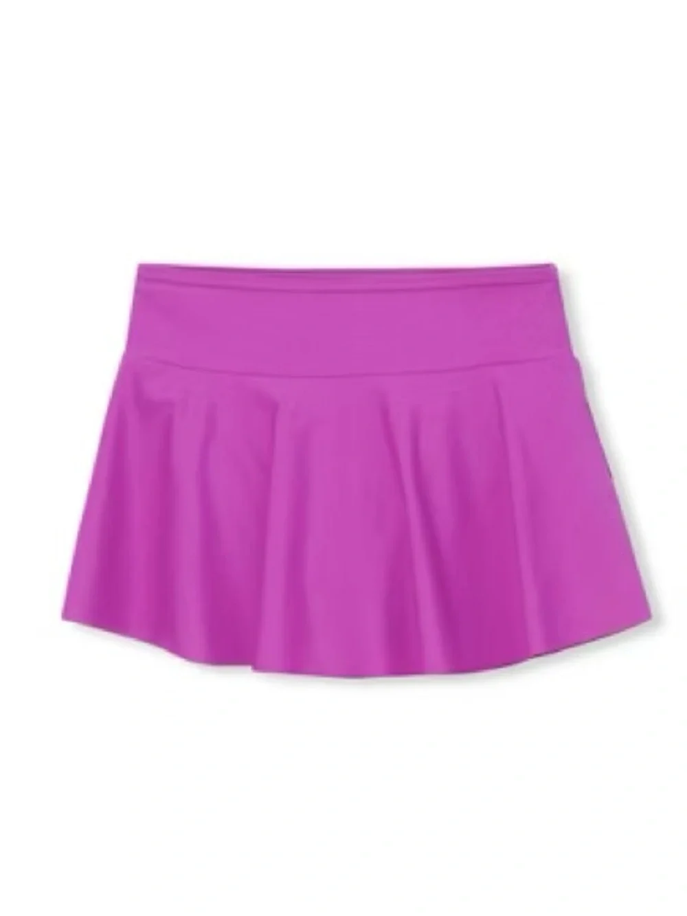 Lands’ End Girls Size 10 Purple Swim Skirt Chlorine Resistant